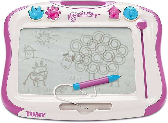 Tomy Megasketcher Magnetic Drawing Board Purple