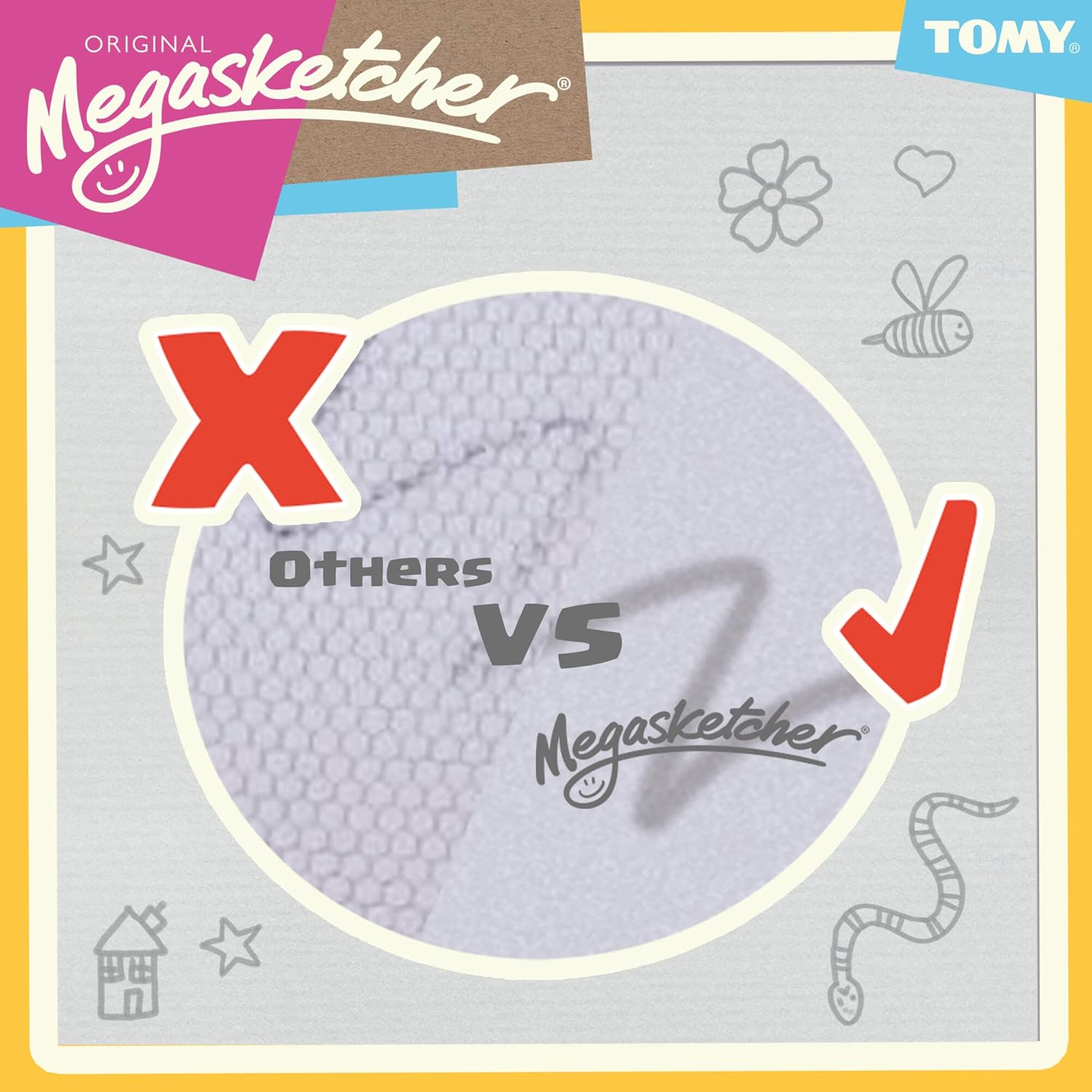 Tomy Megasketcher Magnetic Drawing Board Purple