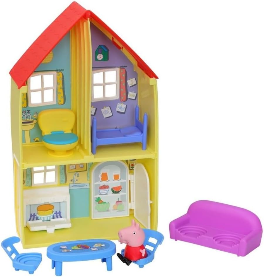 Peppa Pig Peppa?s Adventures Family House Playset Includes Peppa Pig figure and 6 Fun Accessories