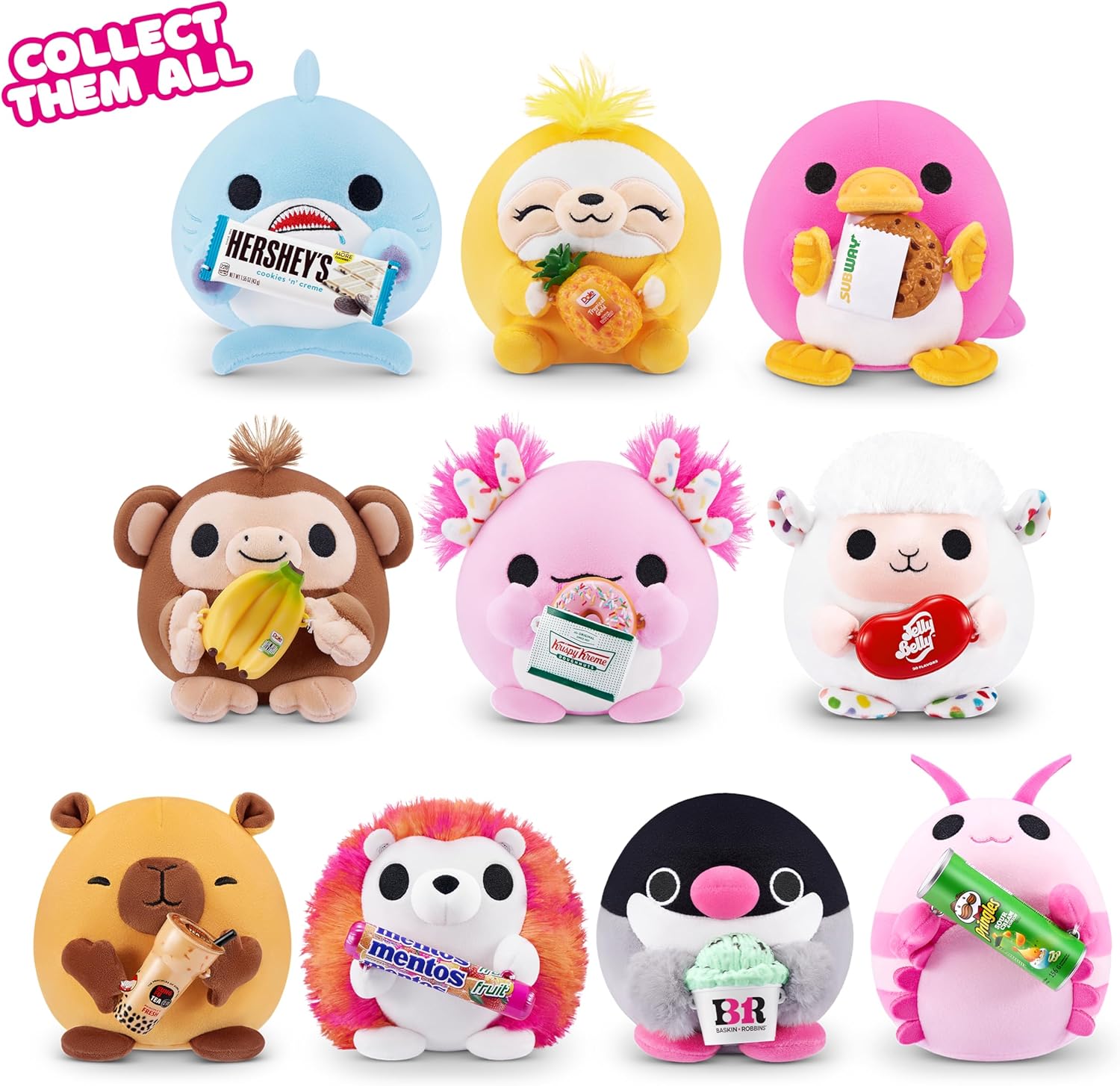Snackles Series 2 Soft Plush Toy 13 cm from ZURU