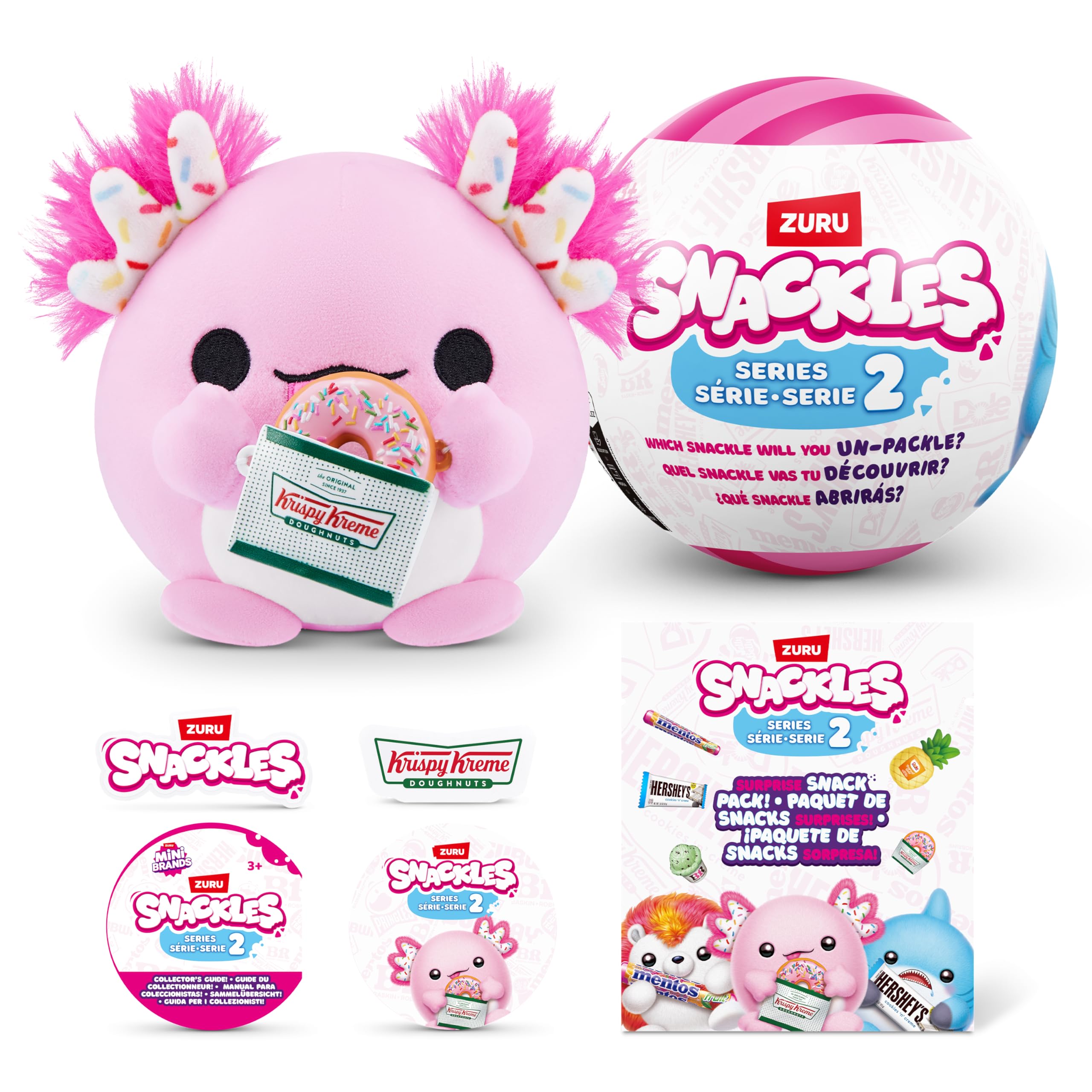 Snackles Series 2 Soft Plush Toy 13 cm from ZURU
