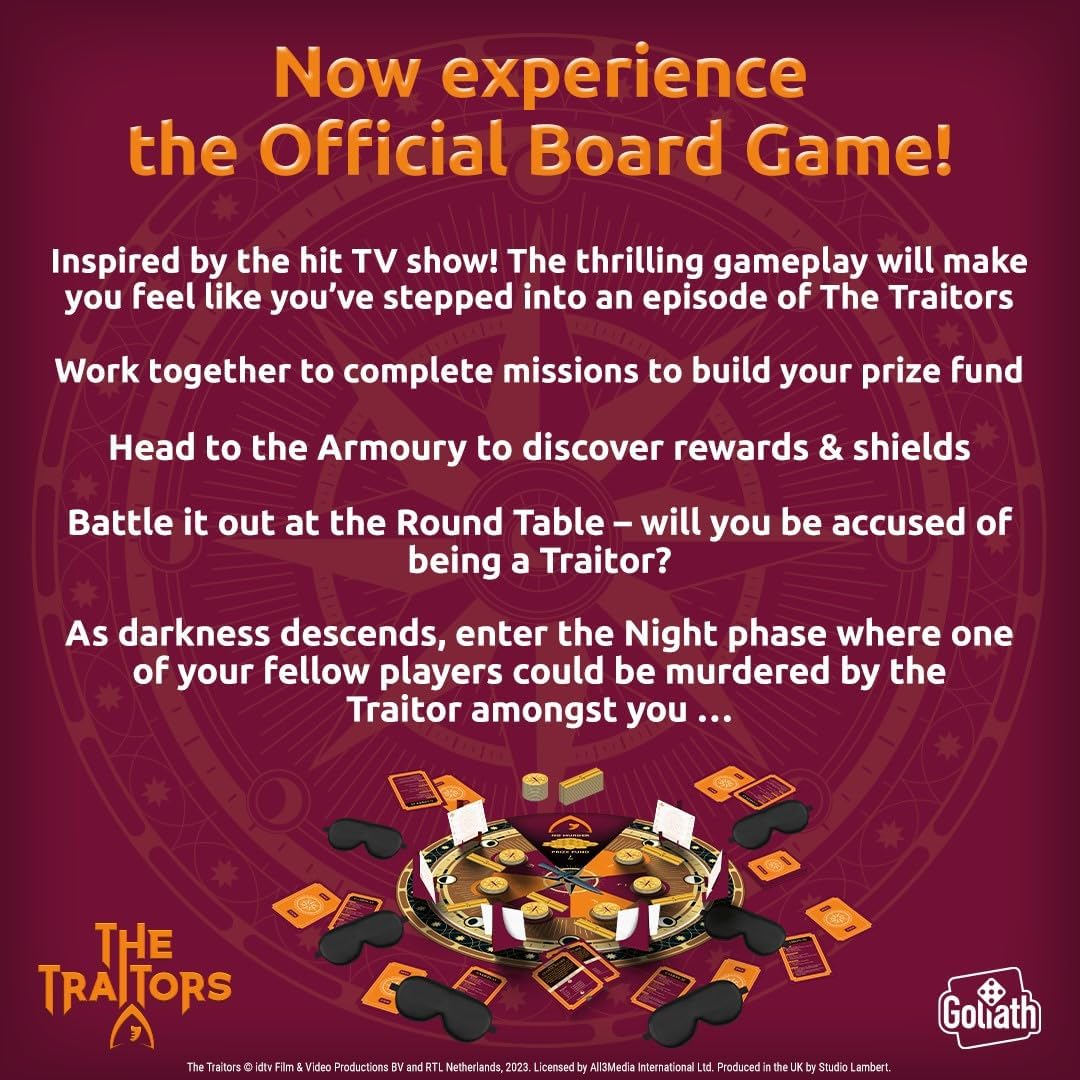 Goliath Games Presents: The Traitors Official Board Game