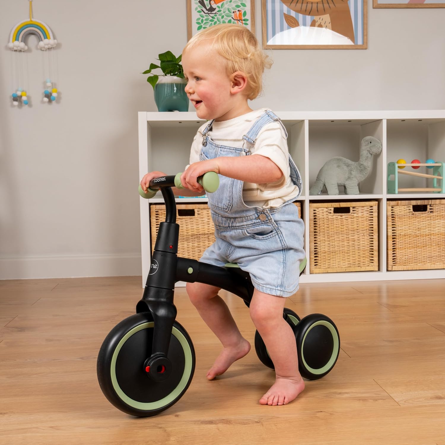 Zoomee Balance Bike to Trike 2-in-1 Ride On Tricycle for Toddlers