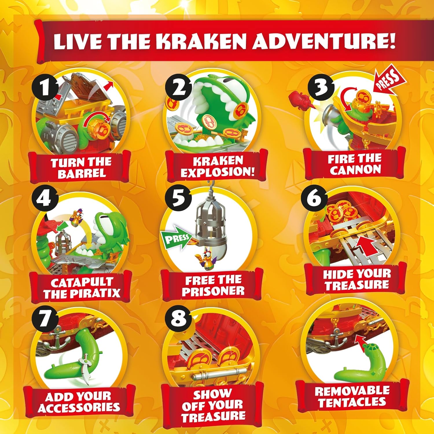 Piratix KRAKEN Ship Piratix Pirate Ship
