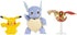 Pok�mon Battle Figure 3 Pack Features 2-Inch Pikachu and Flapple and 3-Inch Wartortle Battle Figures