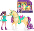 Unicorn Academy AVA & LEAF Set with 2 Riding Accessories and Hair Styling Tool