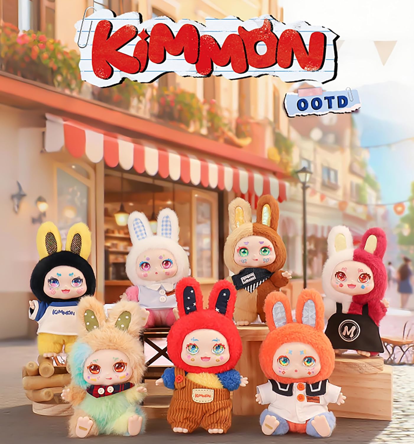 Kimmon OOTD Fashion Trends Mystery Collectable Anime Soft Plush Doll