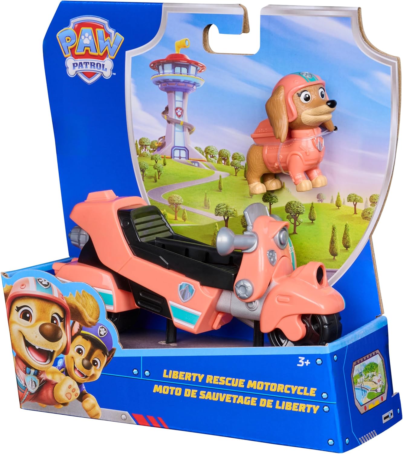 Paw Patrol LIBERTY'S Rescue Motorcycle with Toy Figure