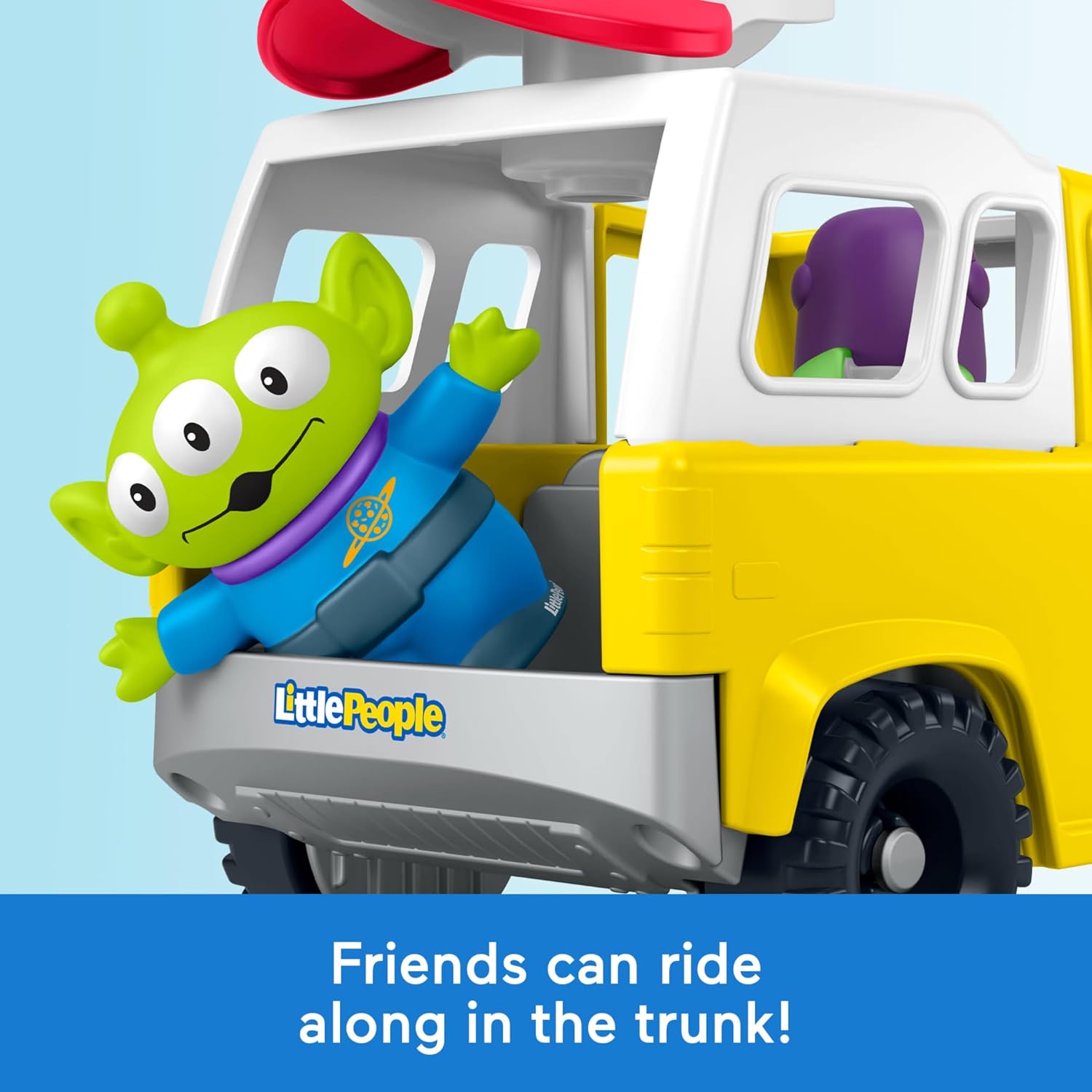 Fisher-Price Disney Pixar Toy Story Pizza Planet Truck Toy with Buzz Lightyear and Alien Figures