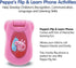 Peppa Pig Peppa's Flip & Learn Toy Phone for Kids