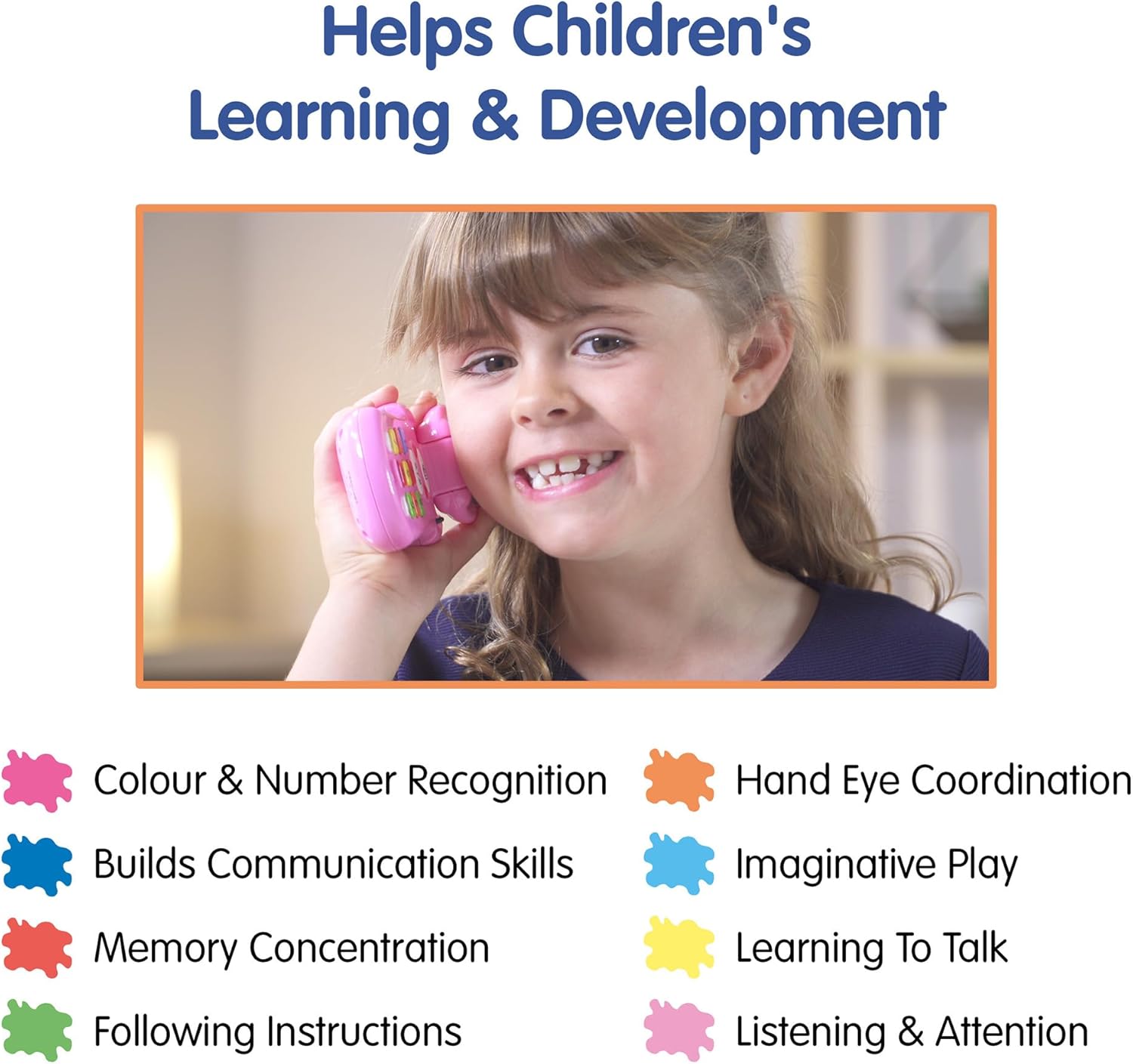 Peppa Pig Peppa's Flip & Learn Toy Phone for Kids