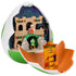 The Super Mario Galaxy Movie 9 inch Yoshi Egg Playset with Yoshi and Exclusive Fire Mario Action Figures