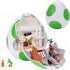The Super Mario Galaxy Movie 9 inch Yoshi Egg Playset with Yoshi and Exclusive Fire Mario Action Figures