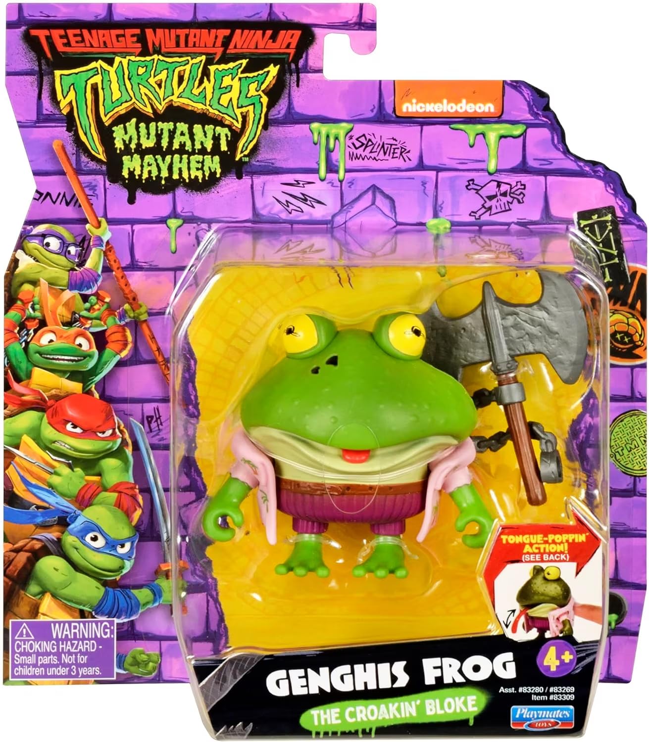 Teenage Mutant Ninja Turtles: Mutant Mayhem 4? GENGHIS FROG Basic Action Figure