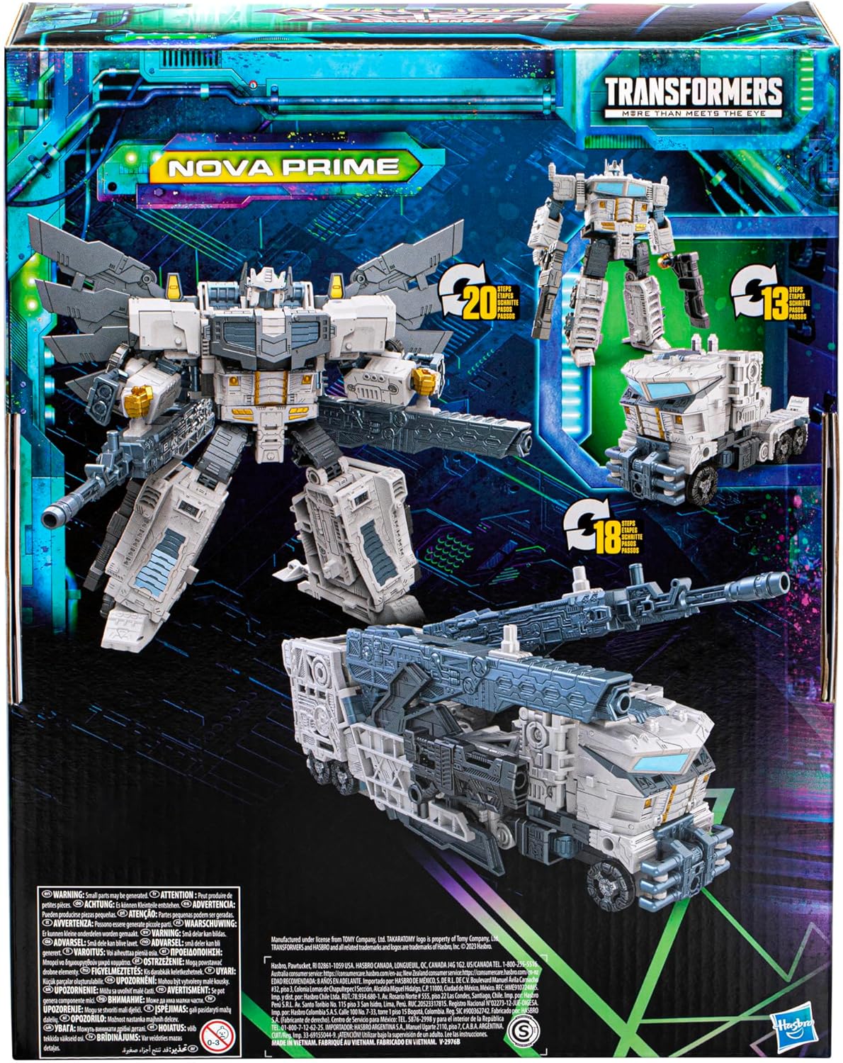 Transformers Toys Legacy Evolution Leader Class NOVA PRIME Toy 7inch Action Figures