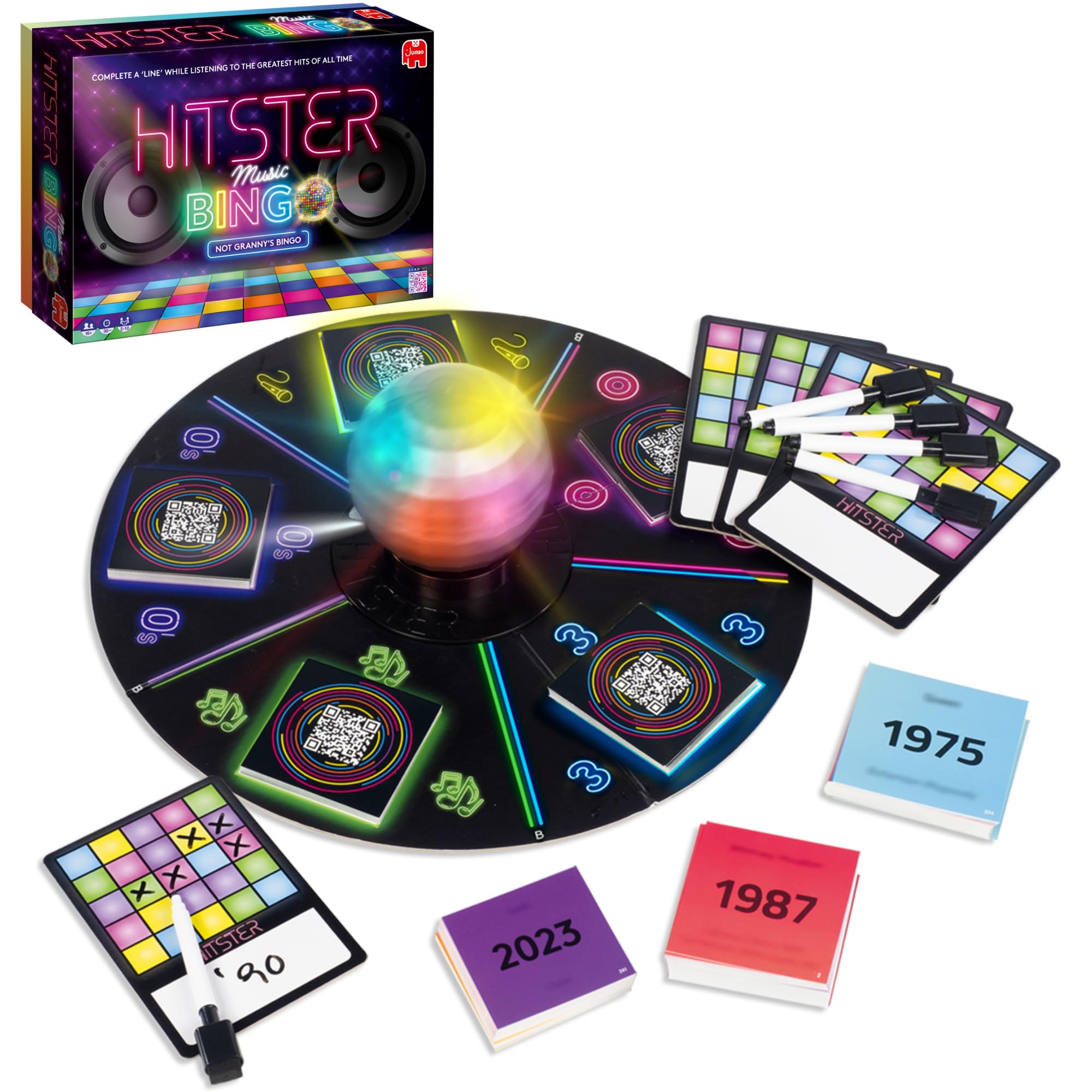 Hitster Bingo The Music Trivia Game for Adults