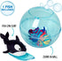 Zhu Zhu Pets Aquarium Bubble Ball & Surfboard Starter Playset With Fish