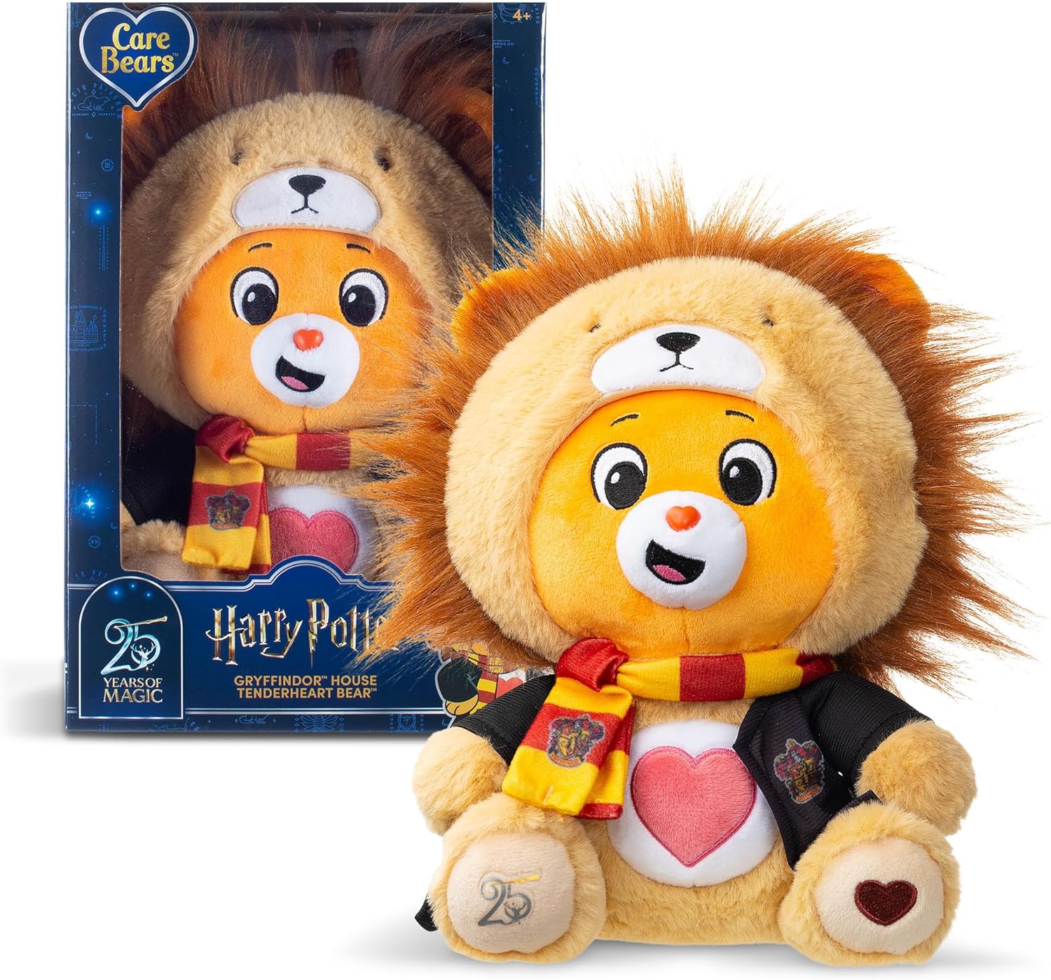 Care Bears x Harry Potter GRYFFINDOR House Tenderheart Bear 12Inch Soft Plush Toy