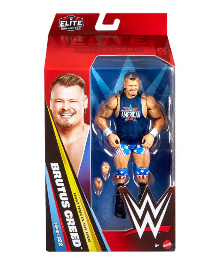 Mattel WWE Elite BRUTUS CREED Action Figure & Accessories Series #122 6inch Collectible