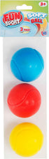 HTI Fun Sport Small Soft 70mm Tennis Sponge Balls 3 Pack
