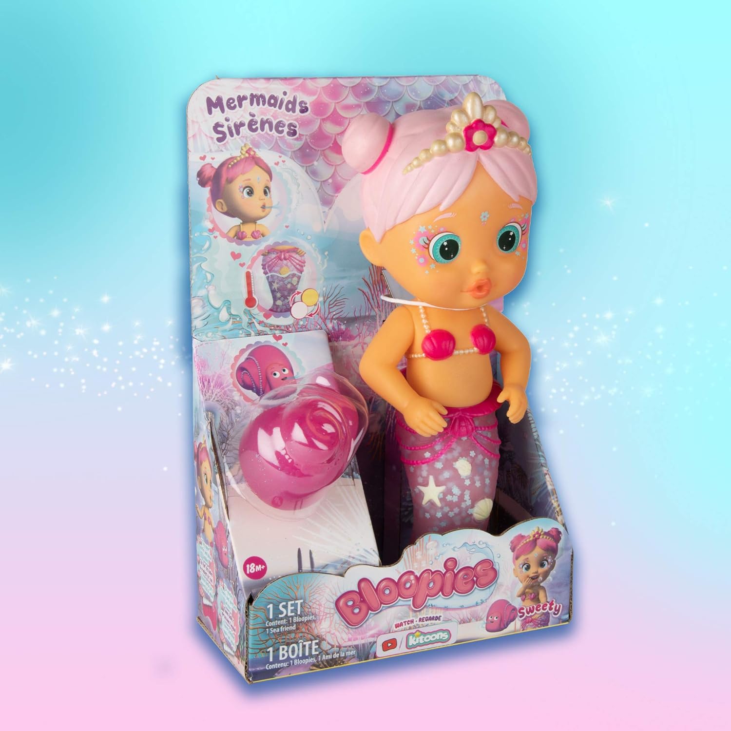 IMC Toys Bloopies Mermaids SWEETY Bath Toy