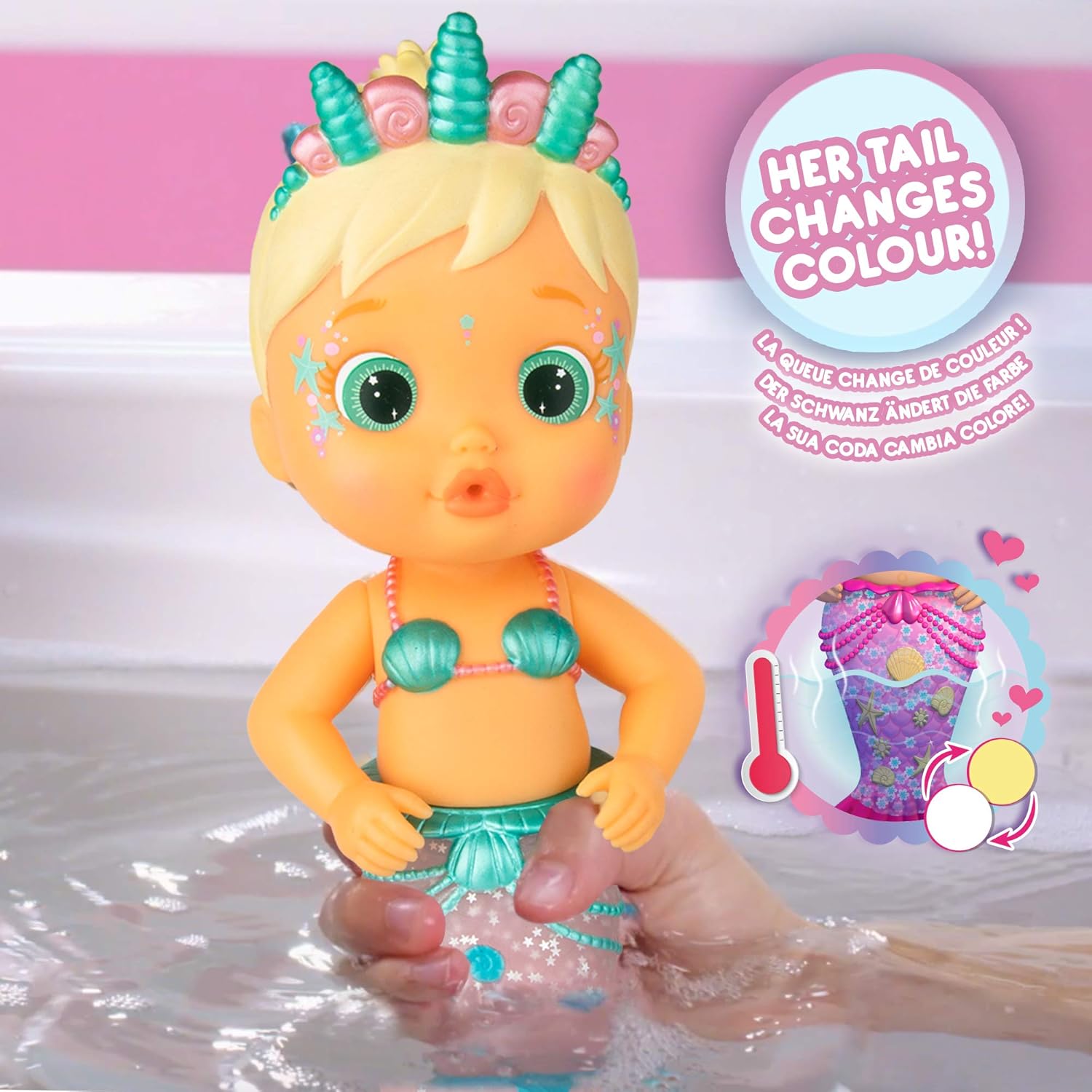IMC Toys Bloopies Mermaids LOVELY Bath Toy