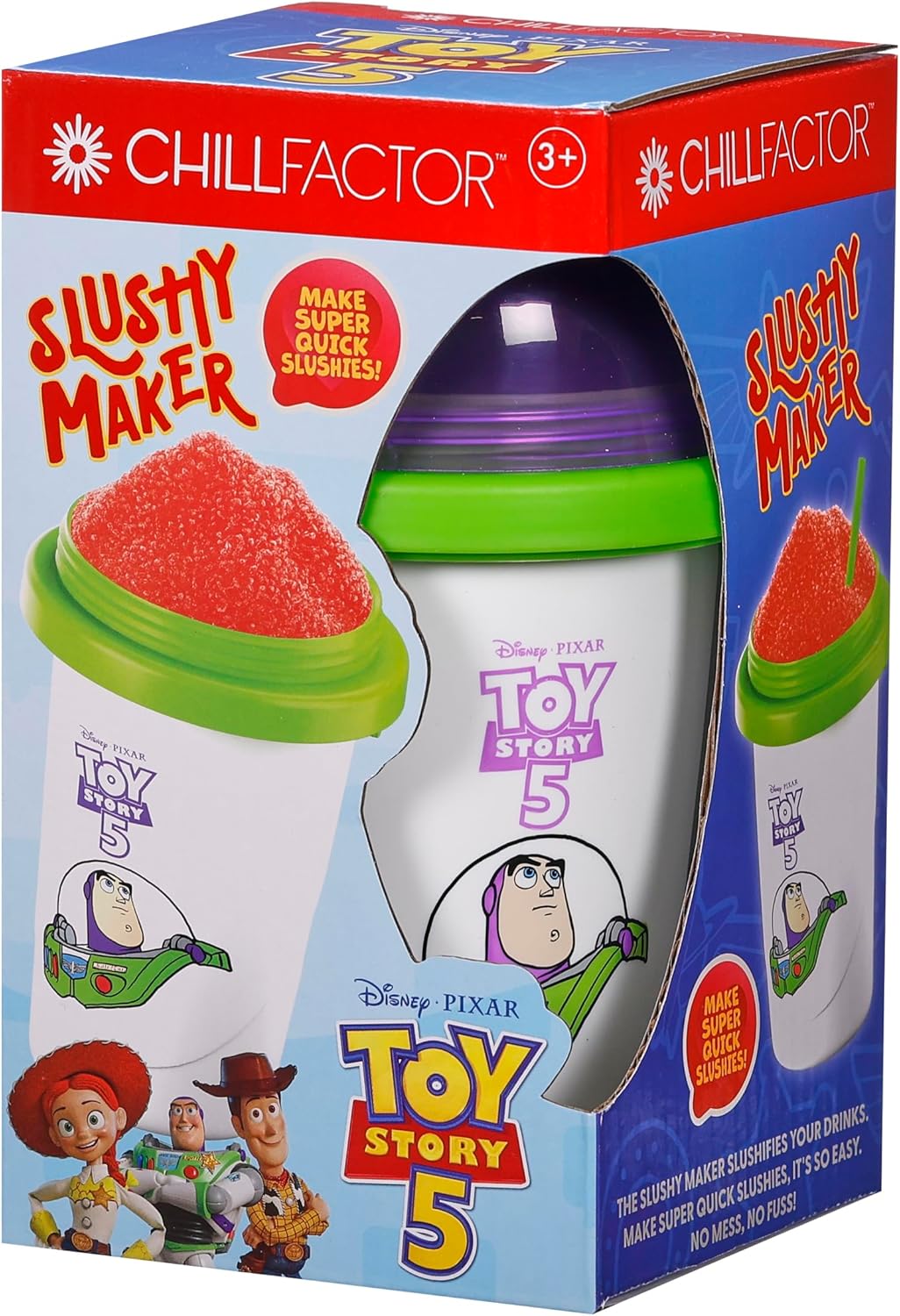 Chillfactor Disney And Pixar Toy Story 5 BUZZ LIGHTYEAR Design Slushy Maker