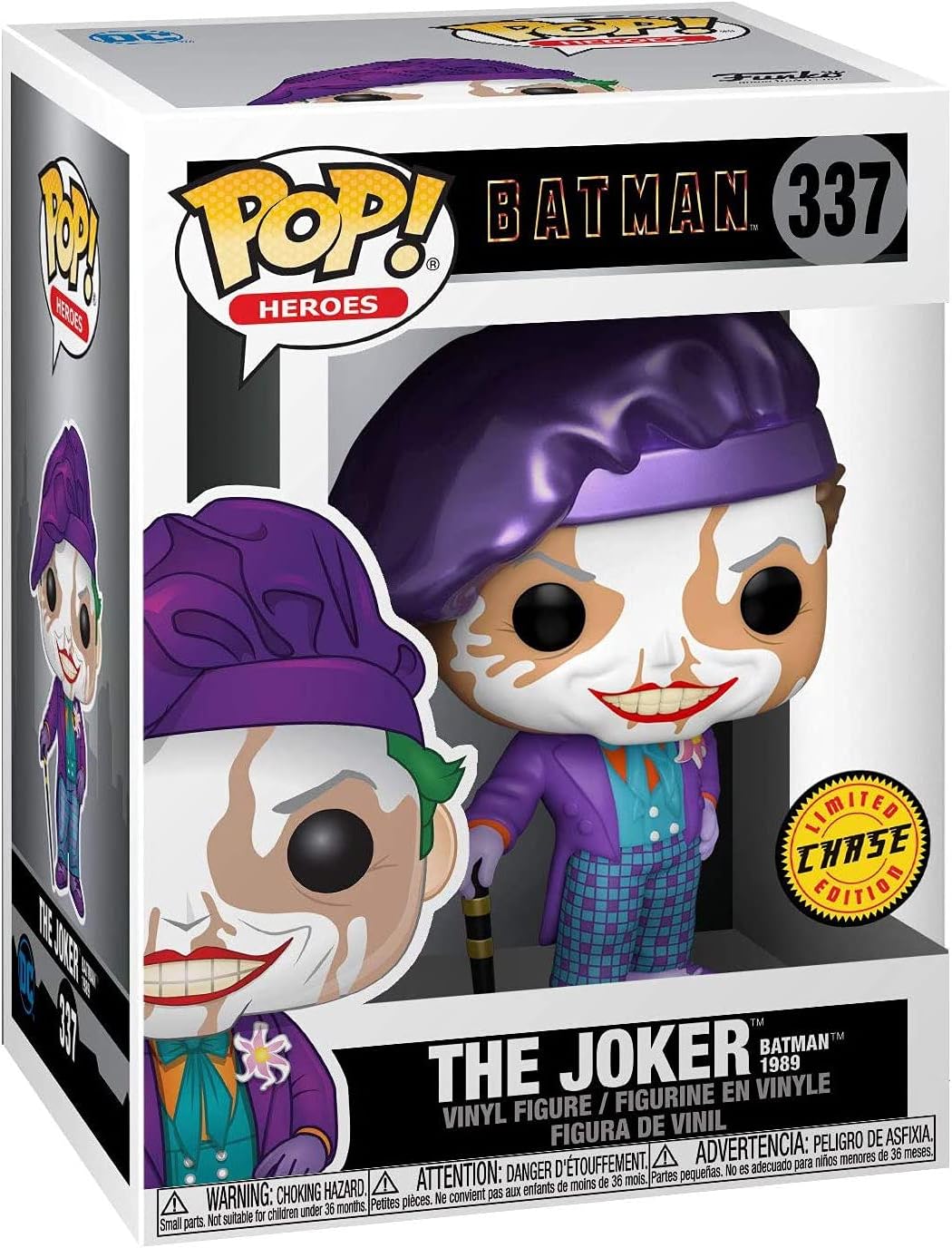 Funk Pop! Heroes: Batman 1989 JOKER Chase Edition