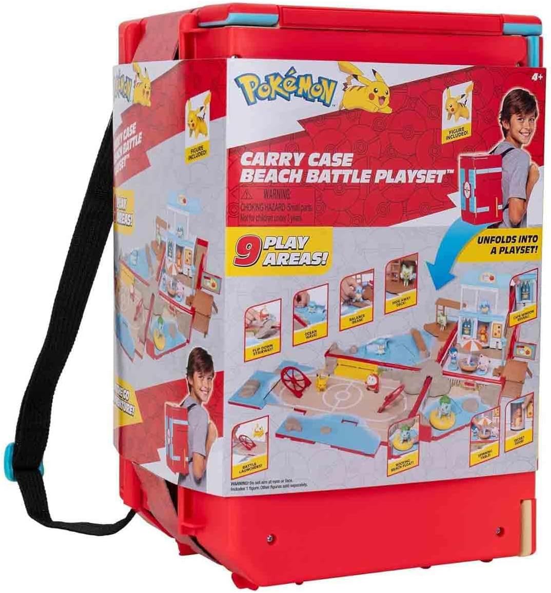 Pok�mon Carry Case BEACH Battle Playset Portable Transforming Backpack