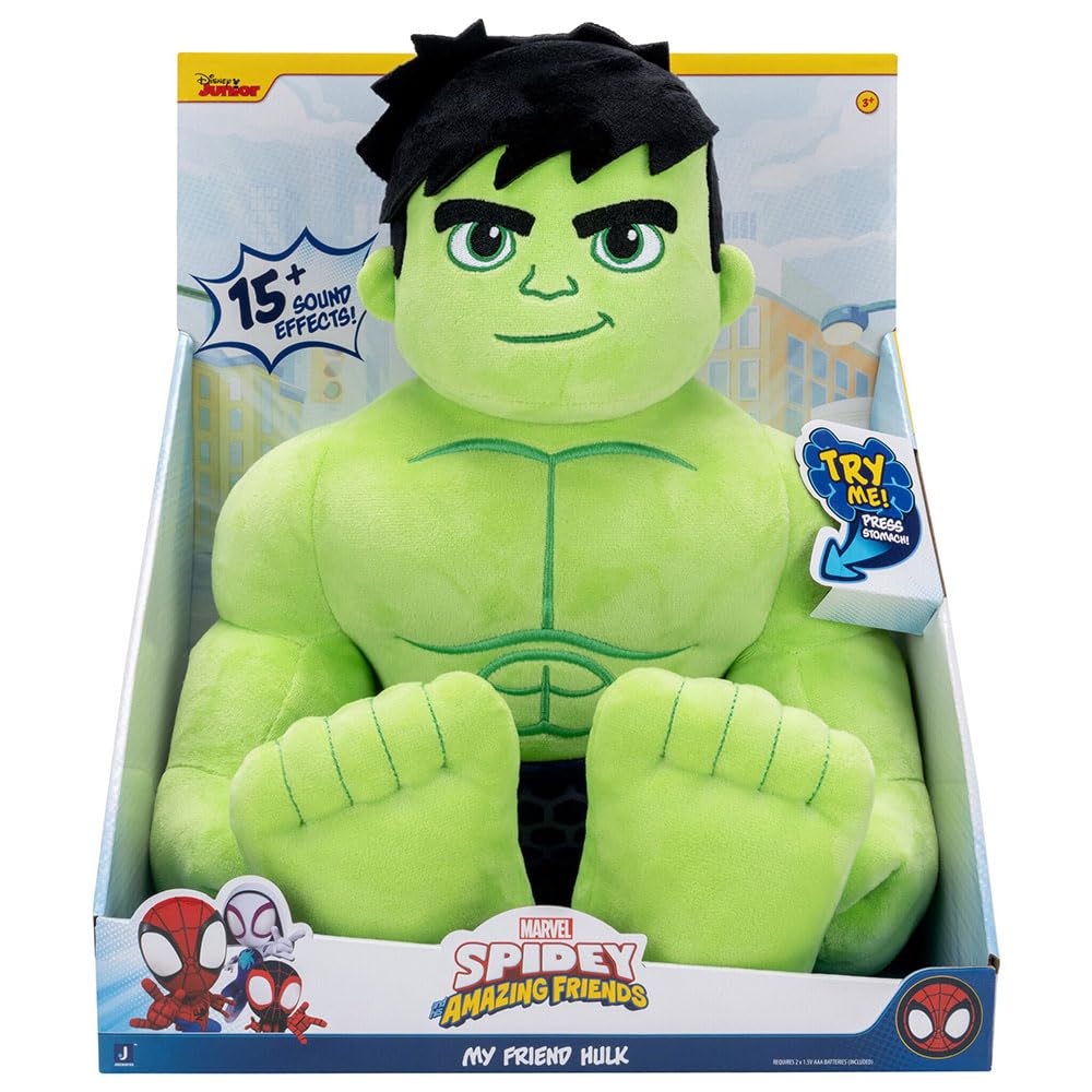 Spidey and his Amazon Friends My Friend Hulk Feature Plush Sound Effects