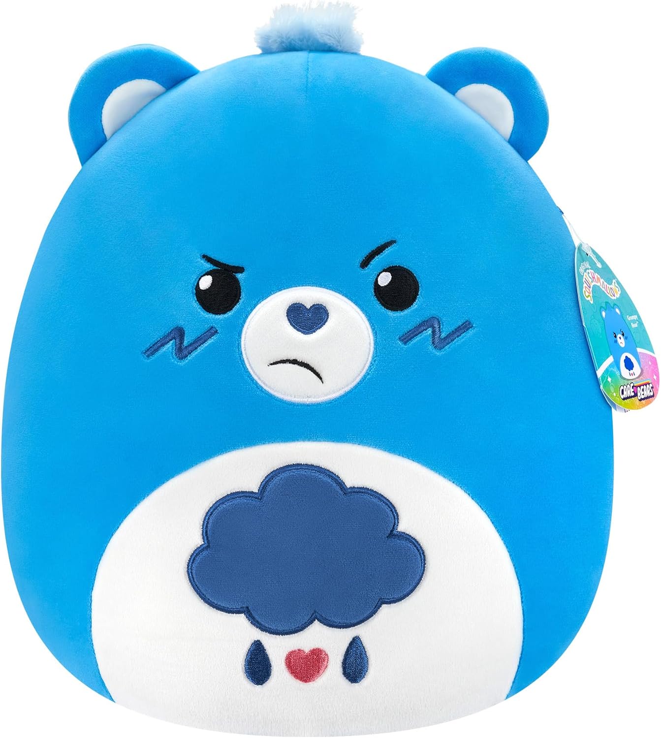 Squishmallows Care Bears Grumpy Bear 12inch Cute Plush Toy