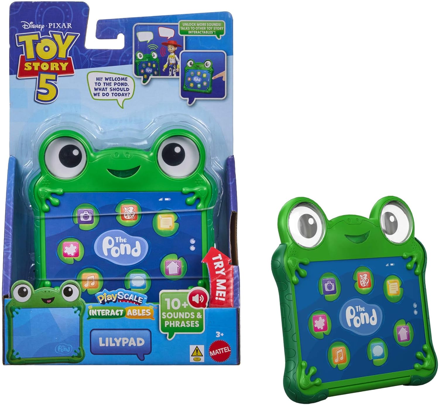 Mattel Disney and Pixar Toy Story 5 Interactables Figure, Lilypad 6 Inch Playscale