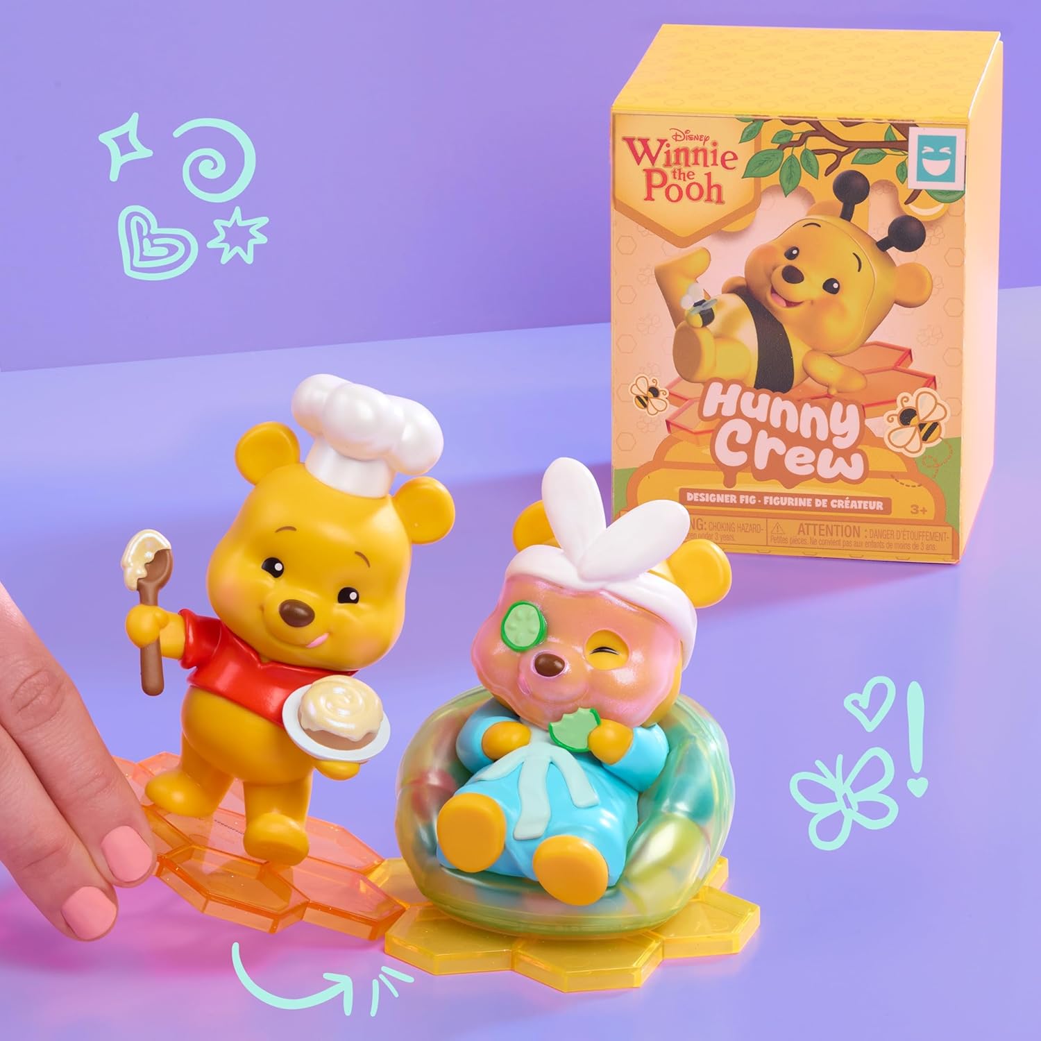 Disney HAPPY HAUL Winnie the Pooh Hunny Crew Designer Figures - 1 at Random