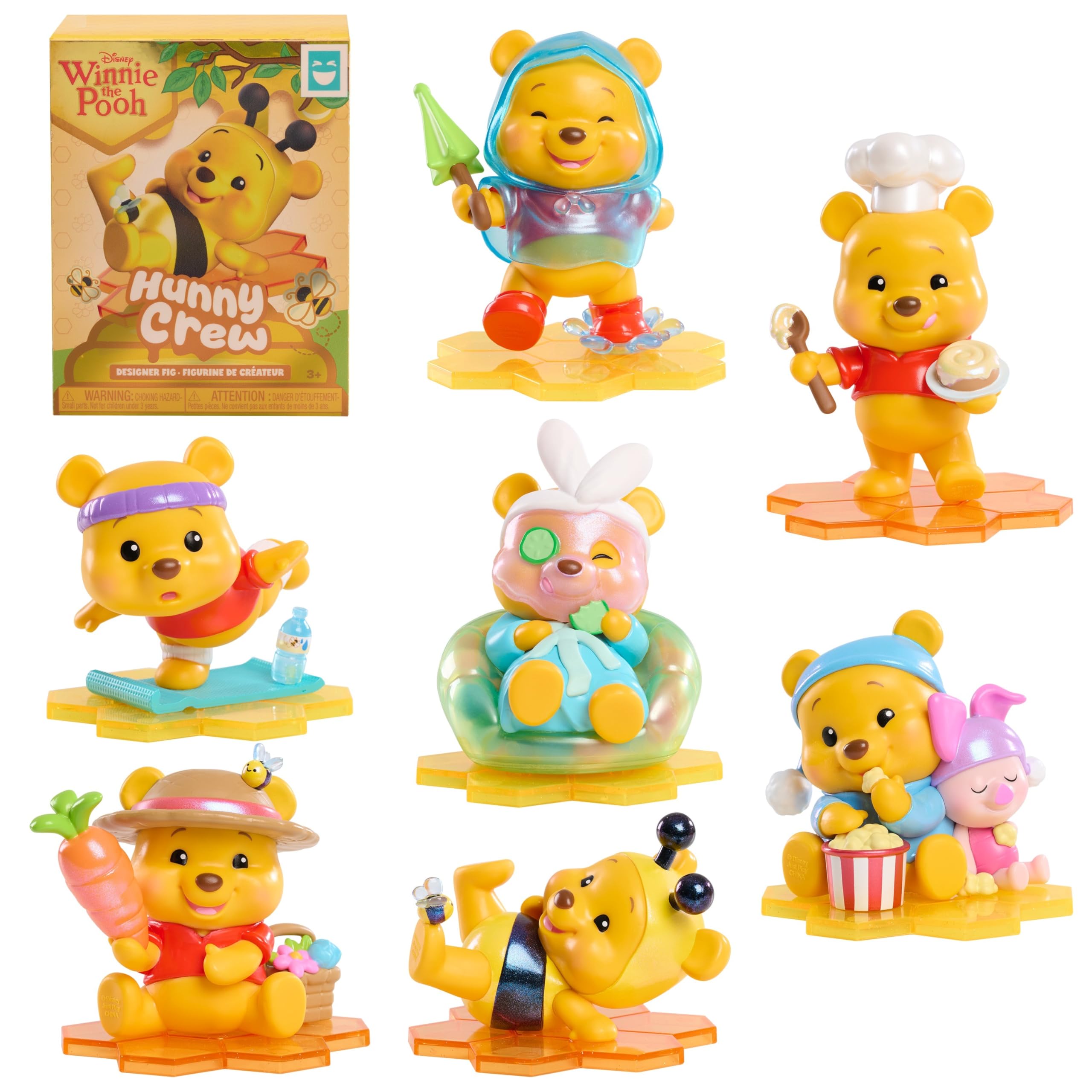 Disney HAPPY HAUL Winnie the Pooh Hunny Crew Designer Figures - 1 at Random