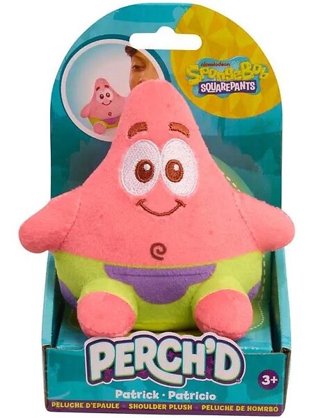 Just Play SpongeBob SquarePants Patrick Star Perch?d Shoulder Plush