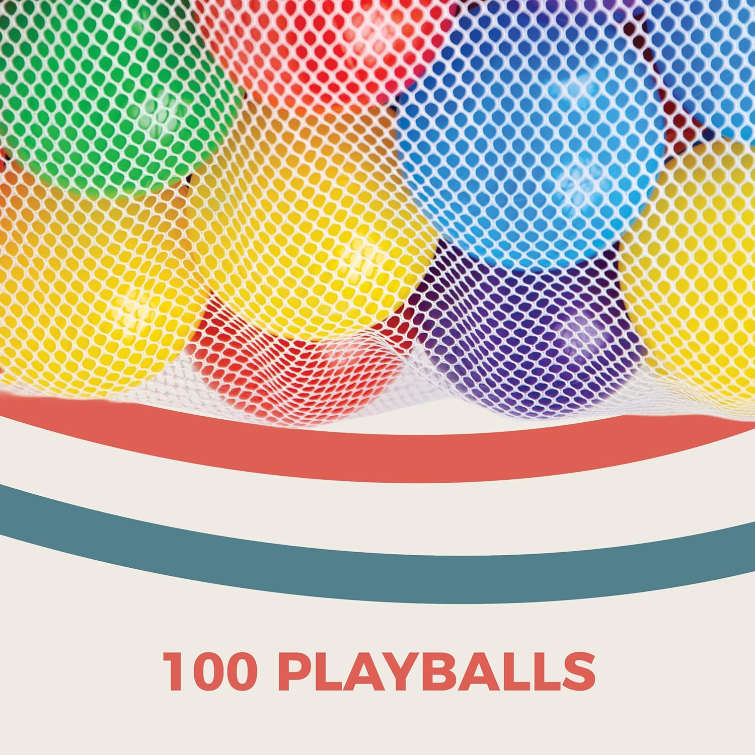 Activo 100 Ball Pit Play Balls 100 Colourful Mini Plastic Ball Pit Balls for Babies & Toddlers