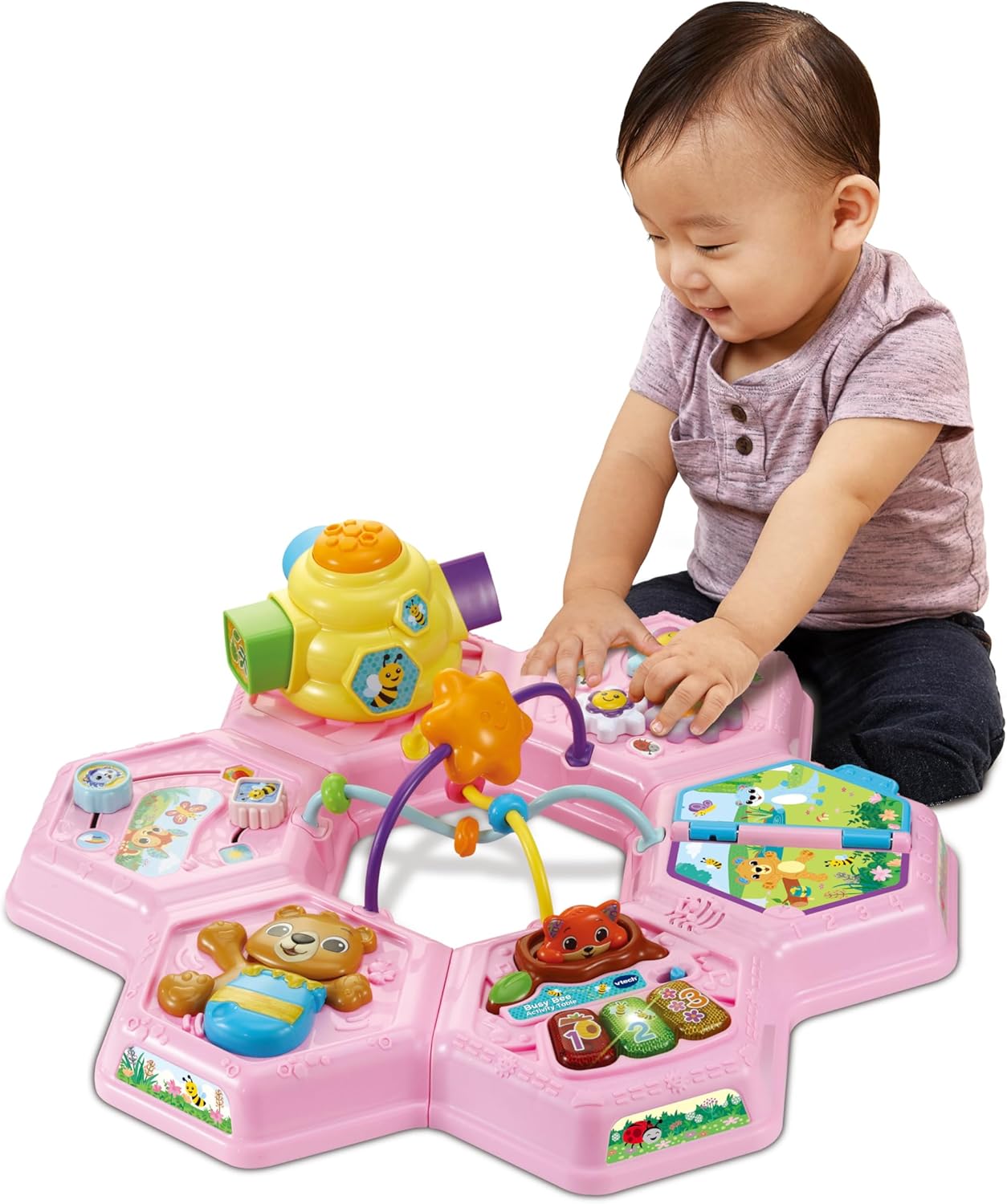 VTech Baby Busy Bee Activity Table Pink