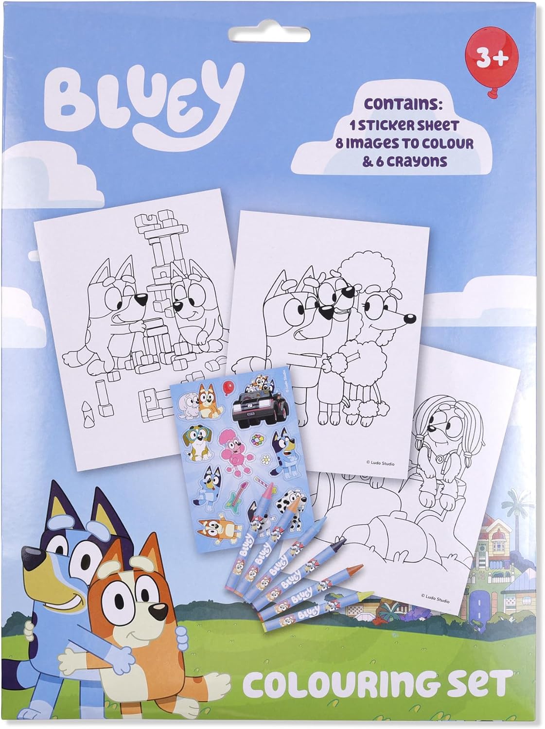 BLUEY Colouring Book Set