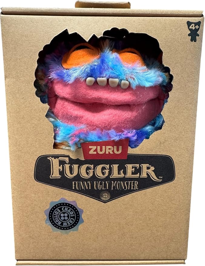 ZURU Fuggler Funny Ugly Monsters Chaos Crew 9Inch Soft Plush Stuffed Animal GRIN GRIN