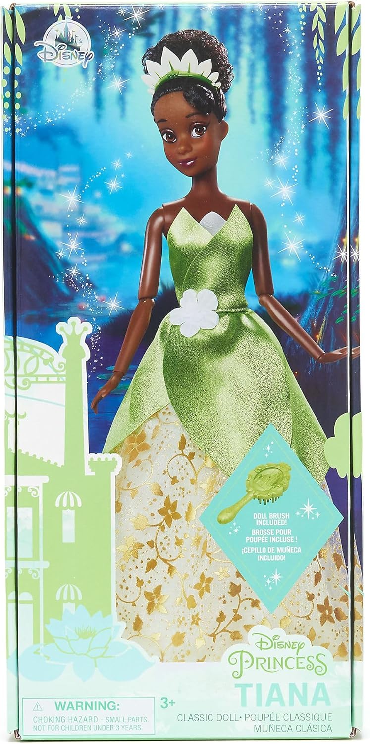 Disney Store Official Tiana Classic Doll for Kids The Princess and the Frog 29cm