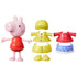 Peppa Pig Dress-Up Figure 15cm Doll with 6 Rain & Snow Fashion Accessories