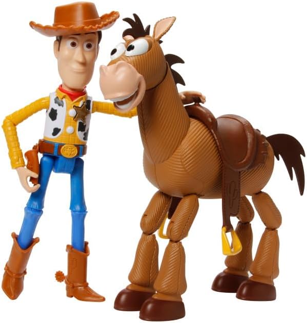 Mattel Disney and Pixar's Toy Story WOODY & BULLSEYE ?2 Character Pack