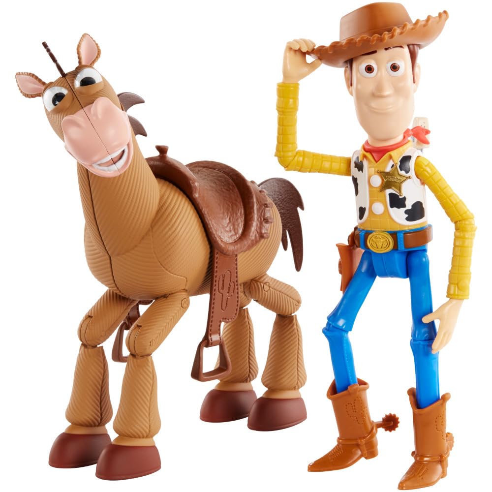 Mattel Disney and Pixar's Toy Story WOODY & BULLSEYE ?2 Character Pack