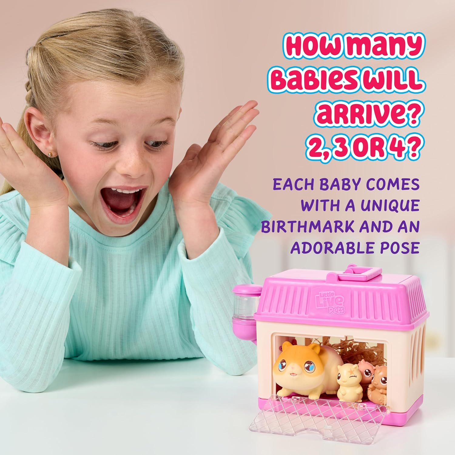 LLP Little Live Pets Mama Surprise Minis HAMSTER Toy