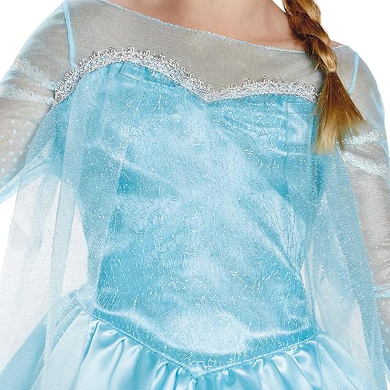 Disney Frozen Elsa Fancy Dress for Kids Official Frozen 5-6 Years