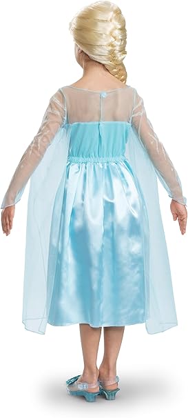 Disney Frozen Elsa Fancy Dress for Kids Official Frozen 5-6 Years