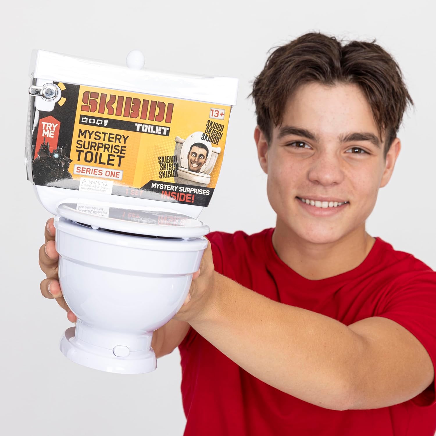 Official Skibidi Toilet Mystery Toilet Mystery Toilet with Surprise Toys to Discover Inside
