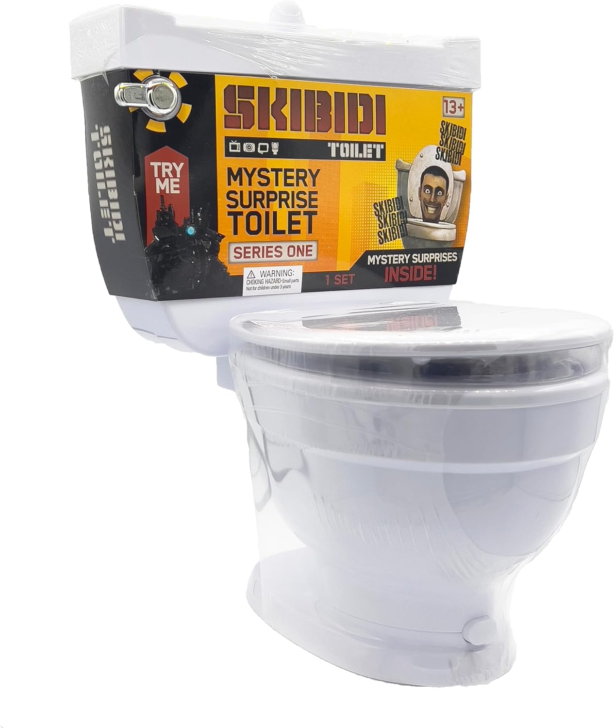 Official Skibidi Toilet Mystery Toilet Mystery Toilet with Surprise Toys to Discover Inside