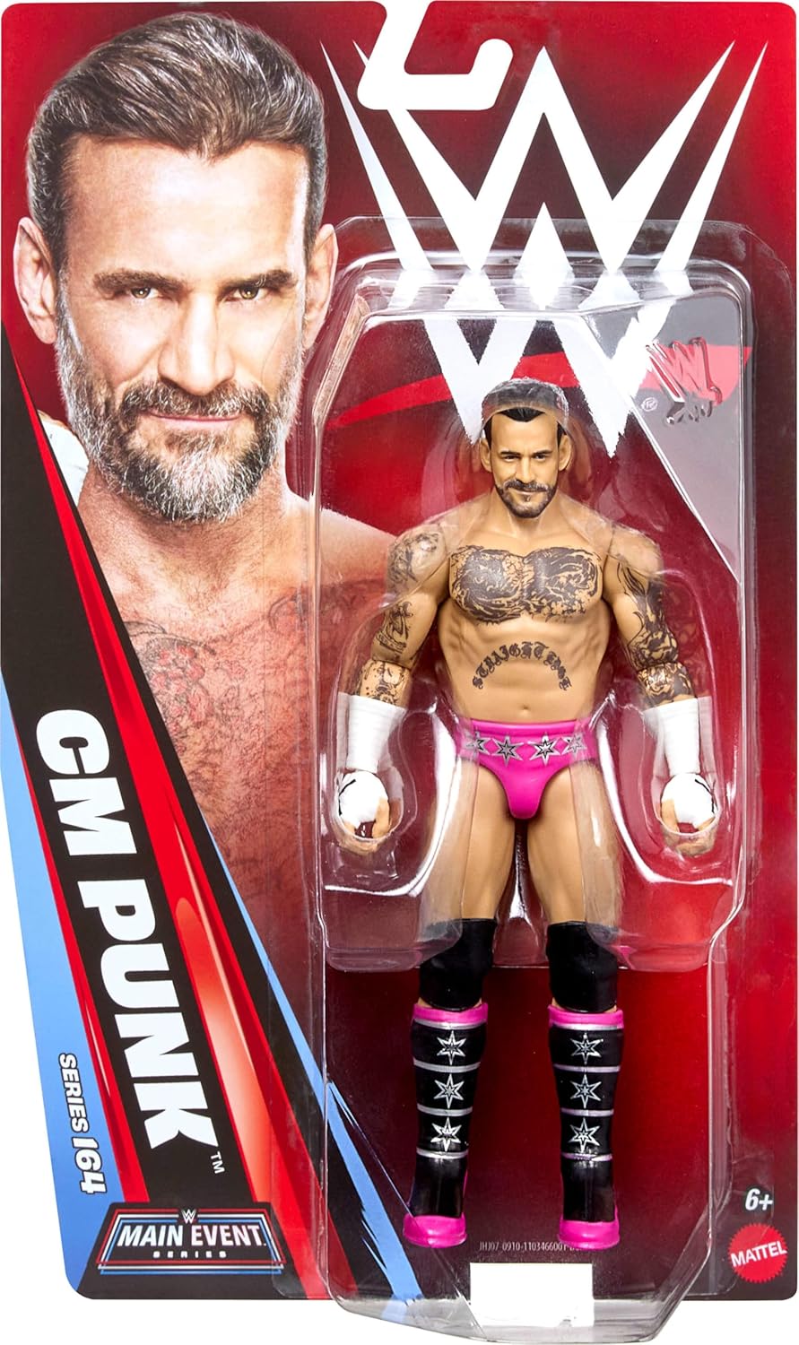 Mattel WWE CM PUNK Action Figure Main Event Series #164 6inch Collectible Superstar
