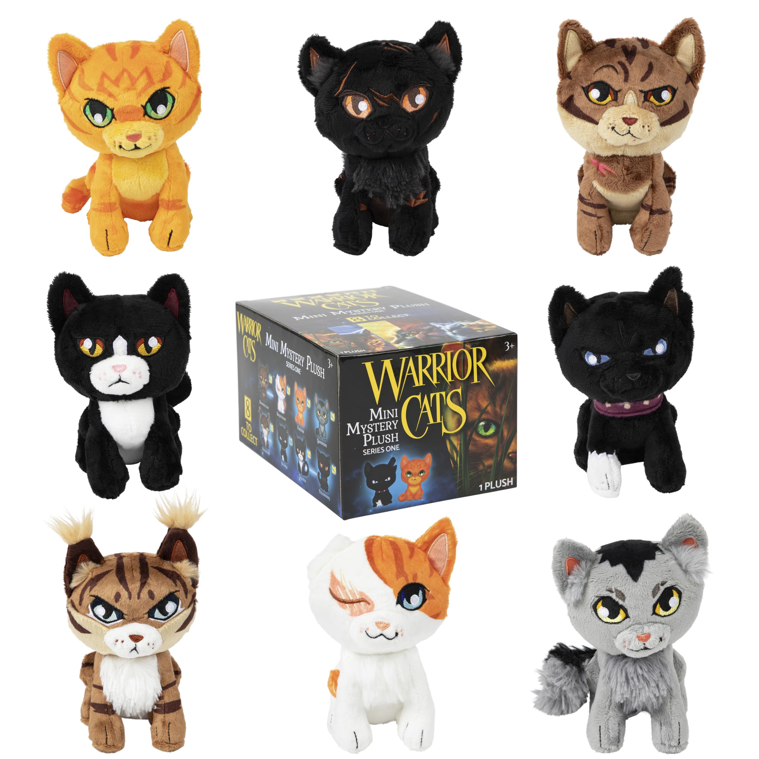 WARRIOR CATS 6Inch Mini Mystery Plush Series 1 Collectable Soft Plush Toy